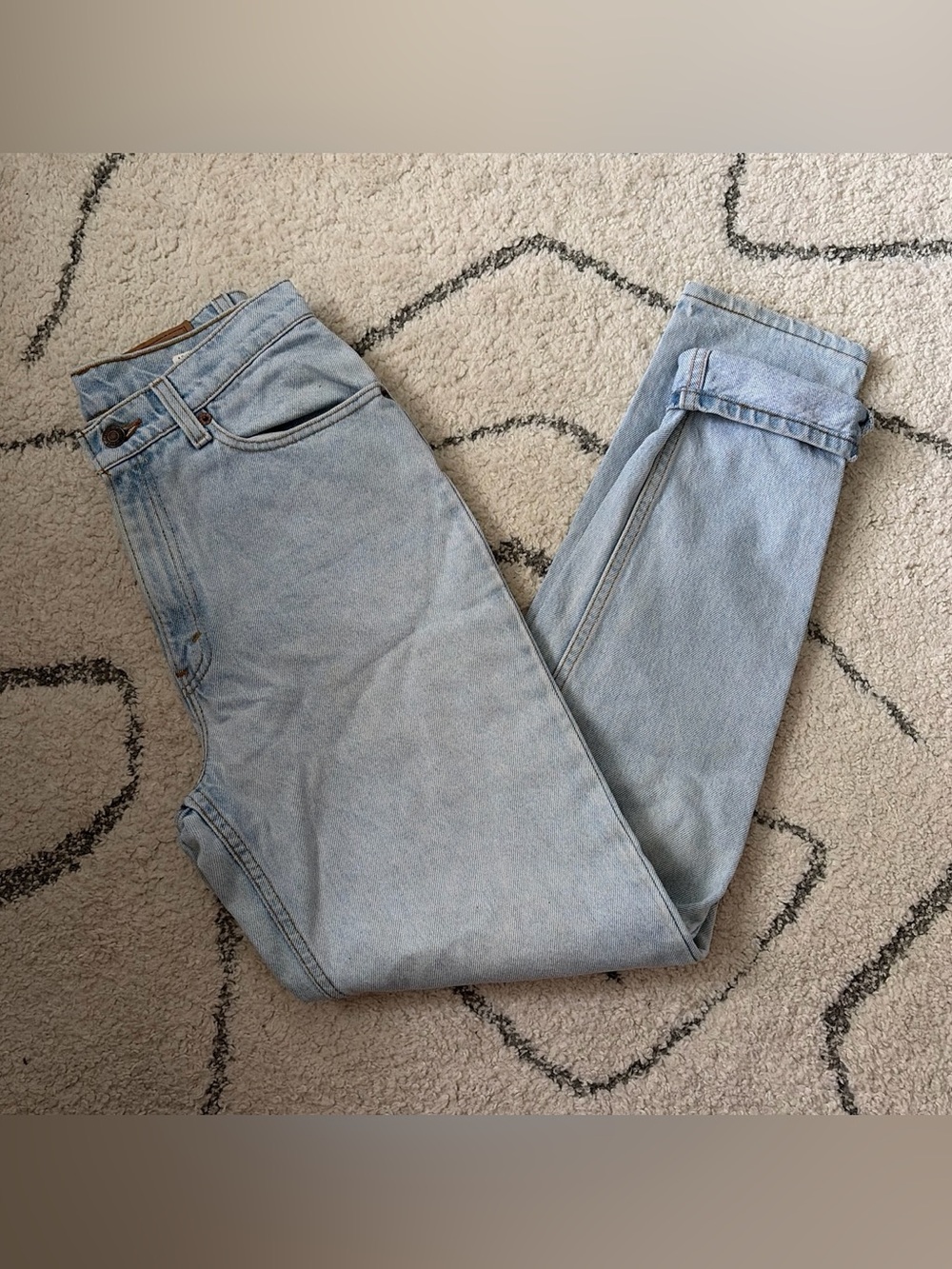 Levi's Light Blue Wash 512 Slim Straight Jeans